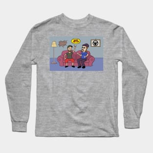 MHOG podcast Couch Long Sleeve T-Shirt